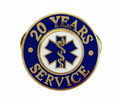 20 Yrs Service Gold Pin Blue - LF228GB