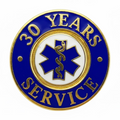 30 Yrs Service Gold Pin Blue - LF230GB