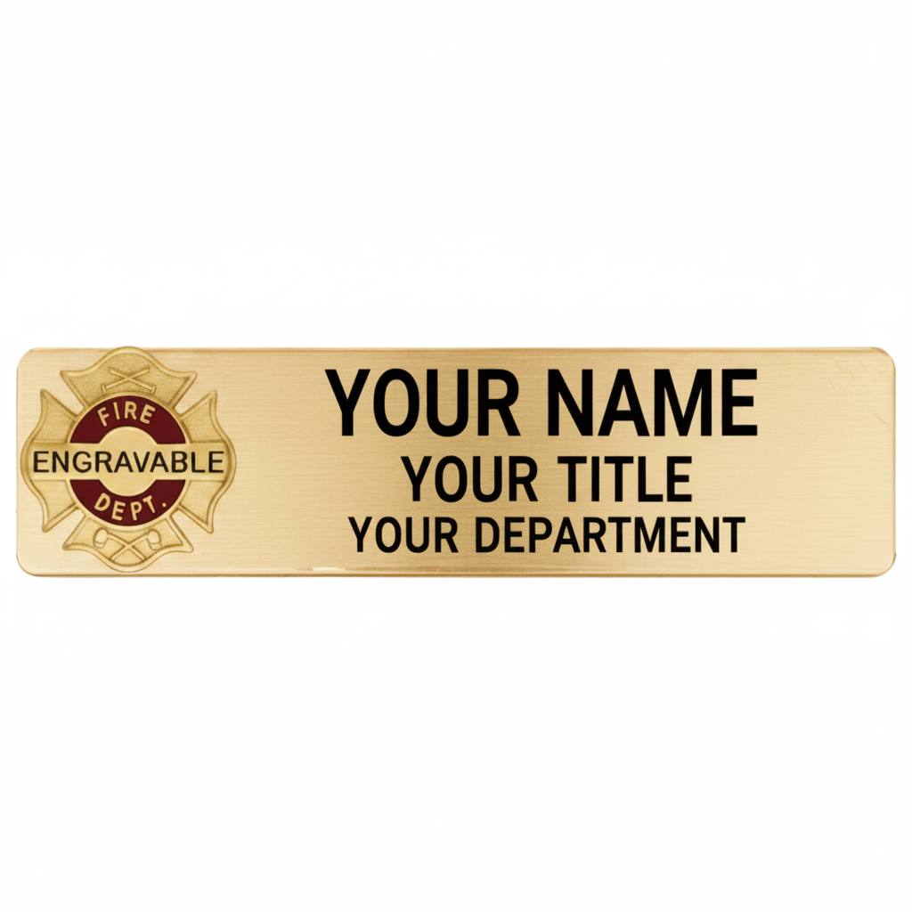 Maltese Cross Name Bar 3 Lines - NB113