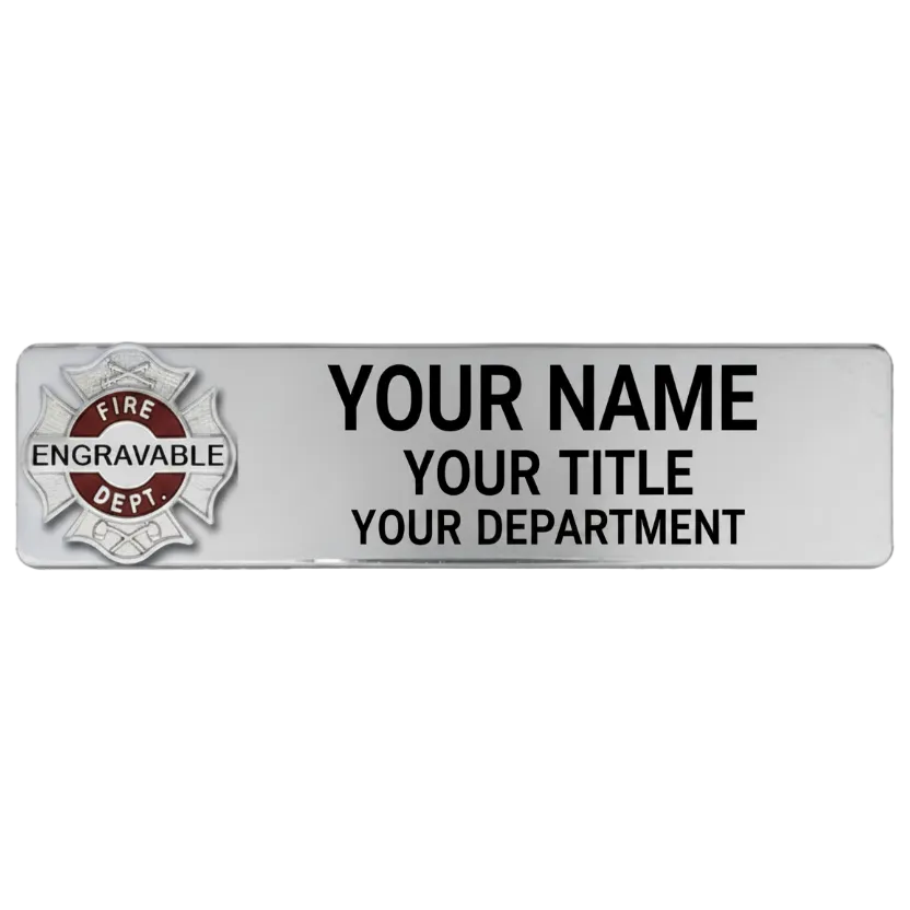 Maltese Cross Name Bar 3 Lines - NB113