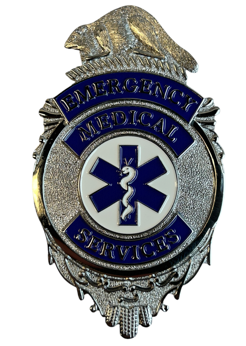EMS Badge Silver