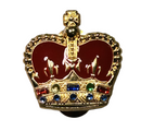 Mini Crown with Red Gold Pin