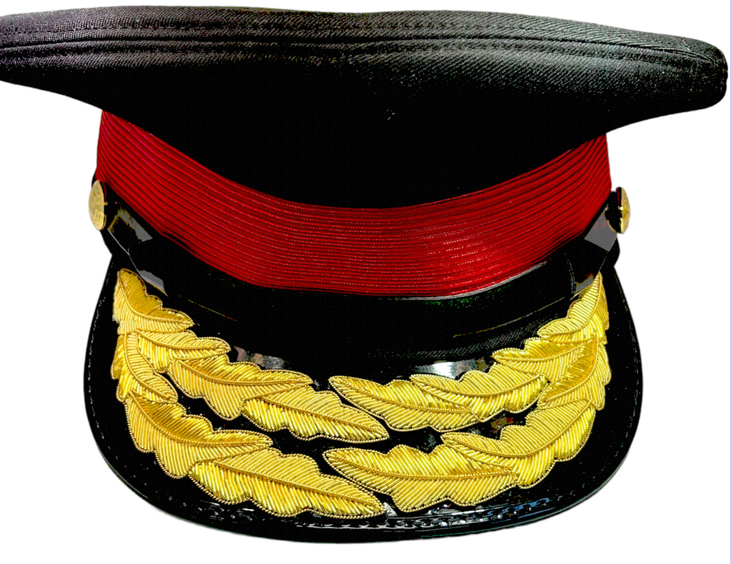 Dark Green Base Indian Army Black Peak Cap Size Free At 60 OFF