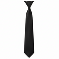 Ladies Clip-on Tie Black - TE01L