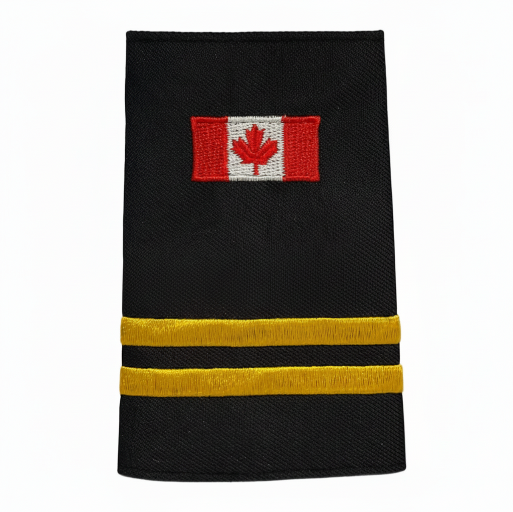 Canada Flag 2 Bar Slip-Ons - EF113C2