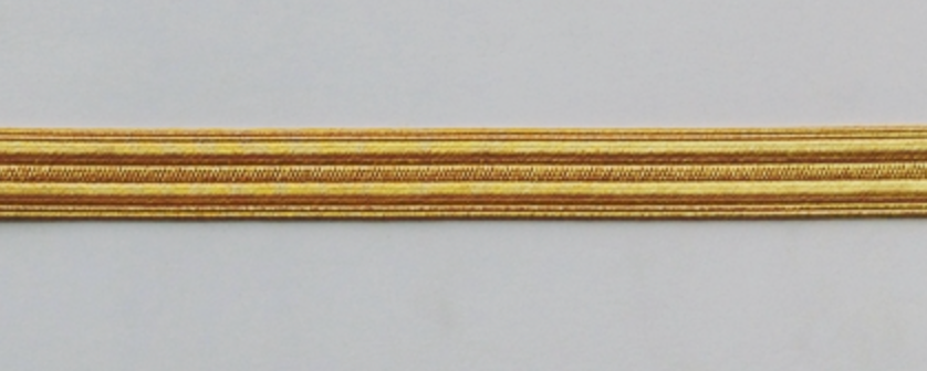 1/4" Gold Cello Uniform Braid