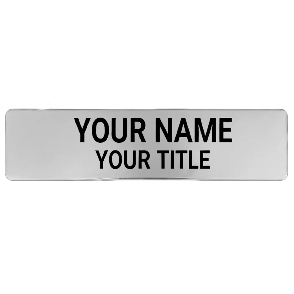 Name Bar 2 Lines - NB08G/S2