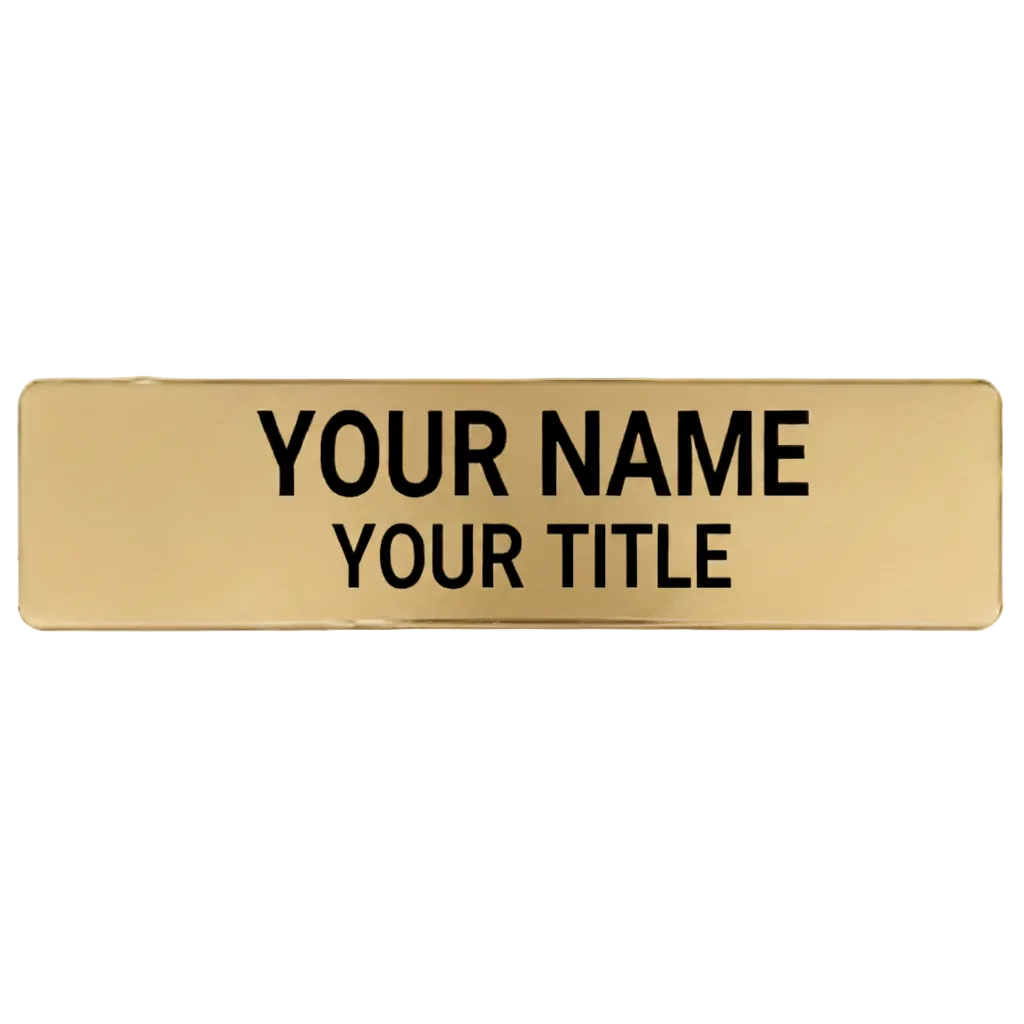 Name Bar 2 Lines - NB08G/S2