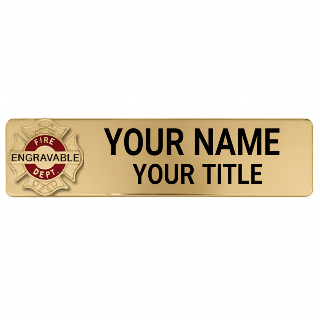 Maltese Cross Name Bar 2 Lines - NB112