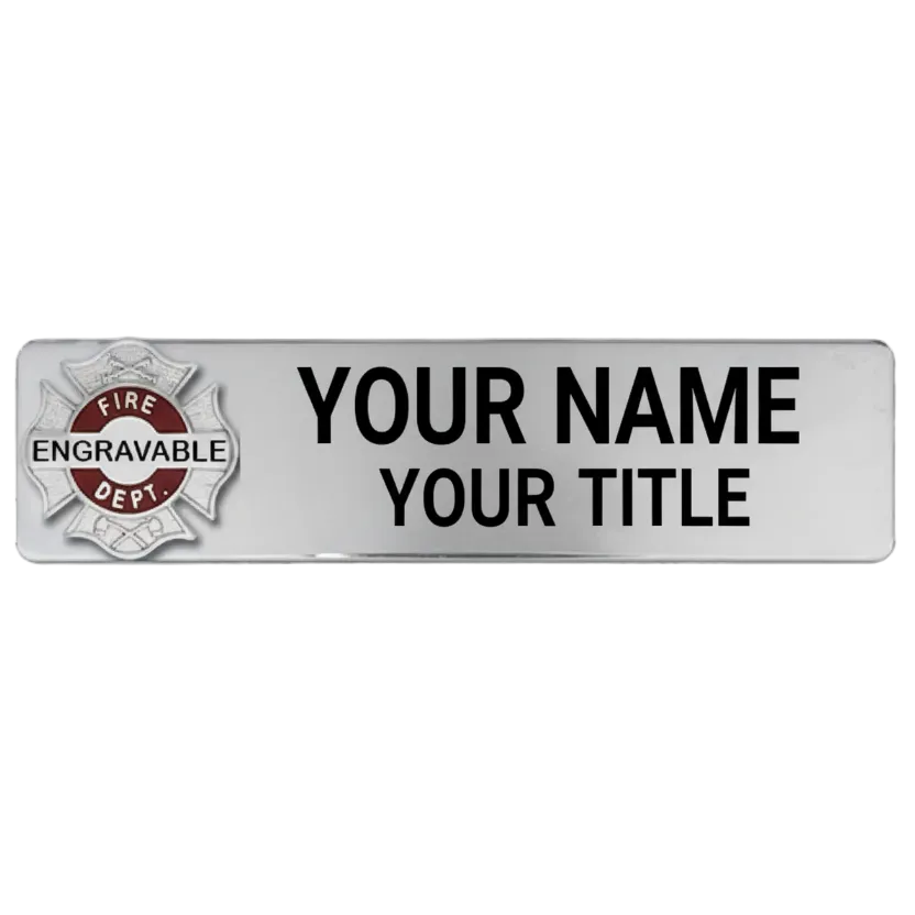 Maltese Cross Name Bar 2 Lines - NB112
