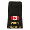 Canada Flag Firefighter # Slip-Ons - EF10CFN