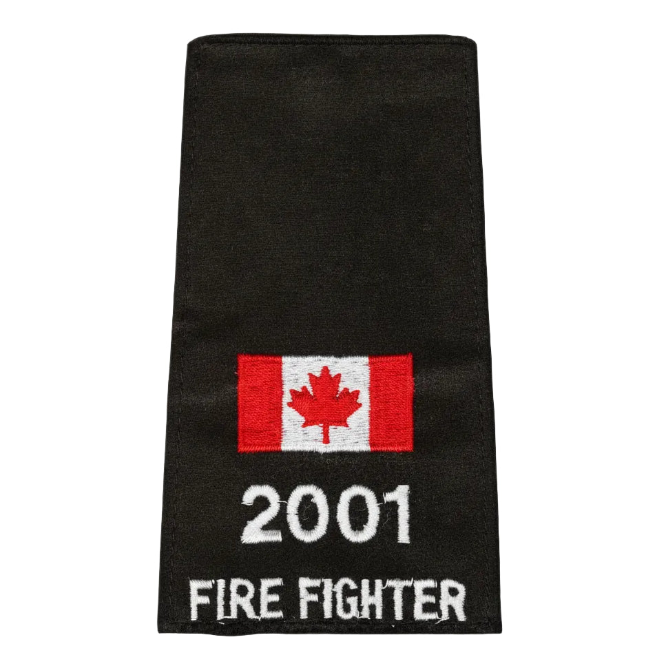 Canada Flag Firefighter # Slip-Ons - EF10CFN