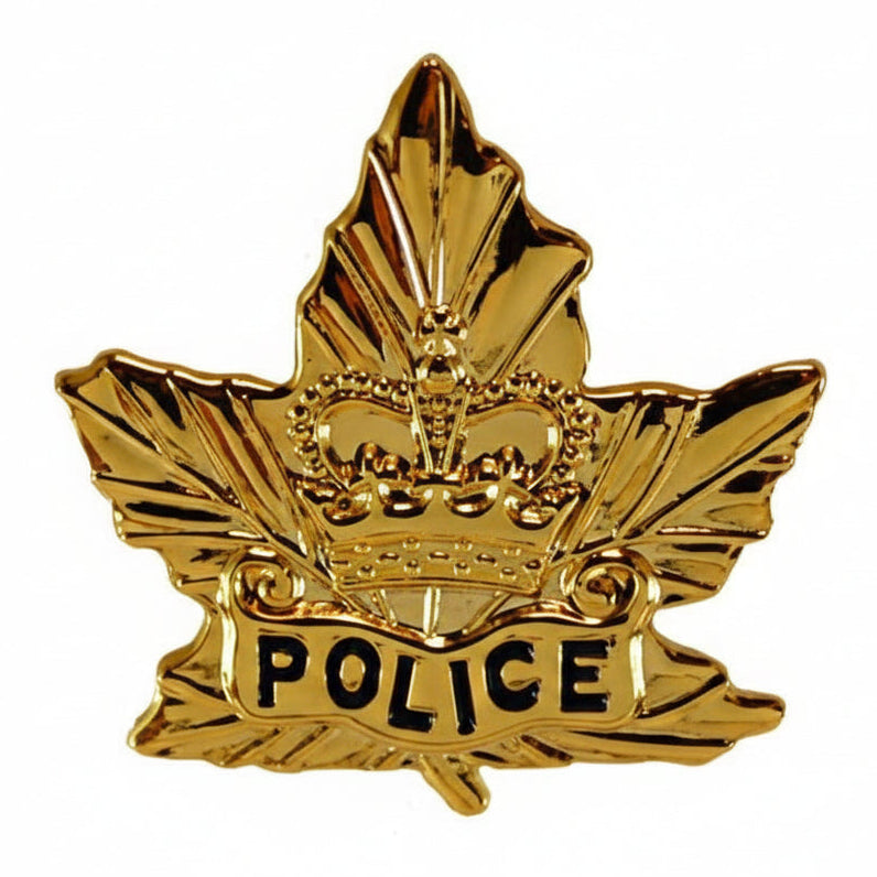 Police Maple Leaf Pin - LC15