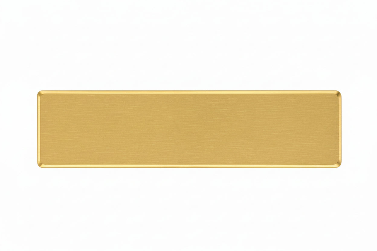 NB08G2 Gold Name Bar 2 Lines
