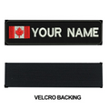 Embroidered Canada Flag Name Pocket Crest - NB-CDN VELCRO