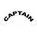 Captain Curved Helmet Decal - DC25C