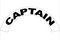 CAPTAIN Curved Helmet Decal