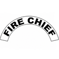 Fire Chief Curved Helmet Decal - DC25FC
