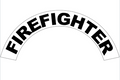 FIREFIGHTER Curved Helmet Decal - DC25F