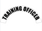 TRAINING OFFICER Curved Helmet Decal
