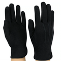 Black Cloth Gloves - GL02B
