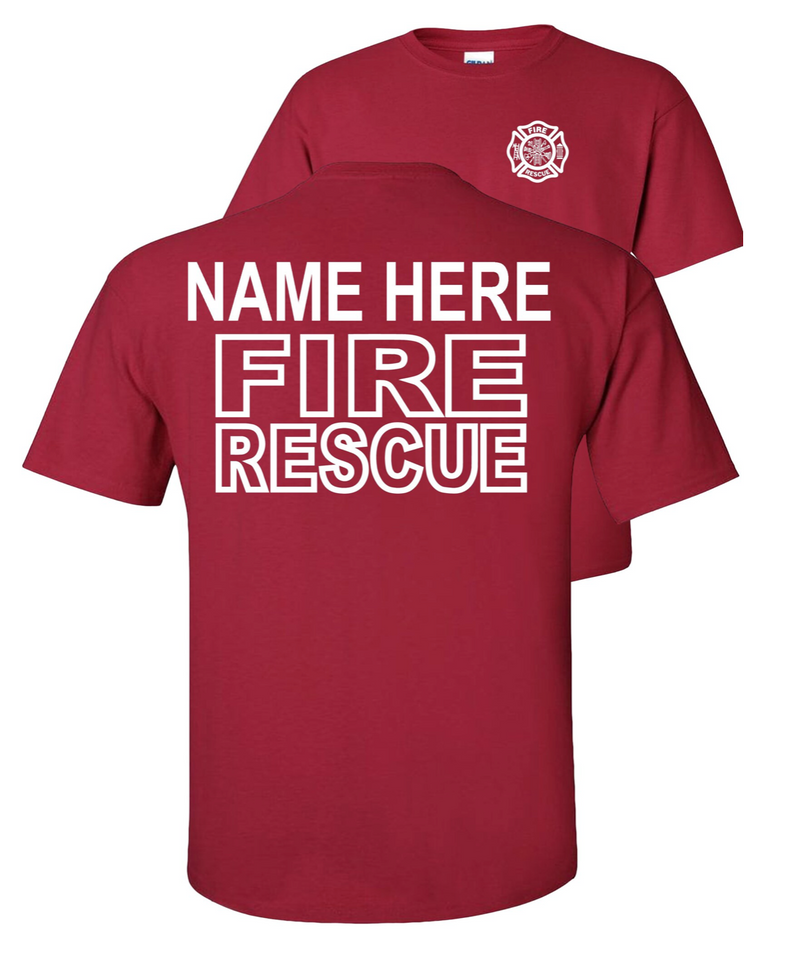 FIRE RESCUE Customised T-Shirt