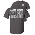 Fire Rescue Customized T-Shirt - TS100