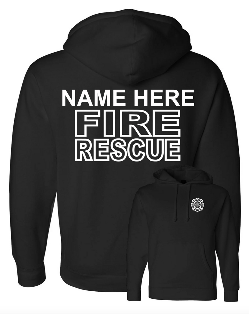 Custom Fire Rescue Hoodie