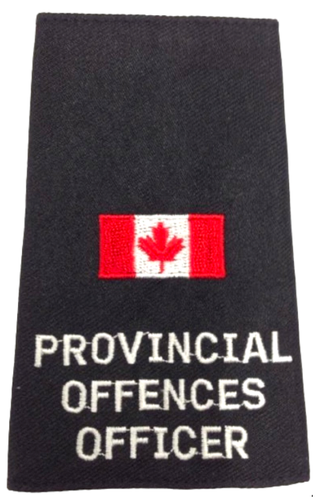 Canada Flag PROVINCIAL OFFENCES OFFICER Slip-Ons - EP10CPS