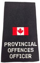 Canada Flag PROVINCIAL OFFENCES OFFICER Slip-Ons