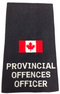 Canada Flag PROVINCIAL OFFENCES OFFICER Slip-Ons