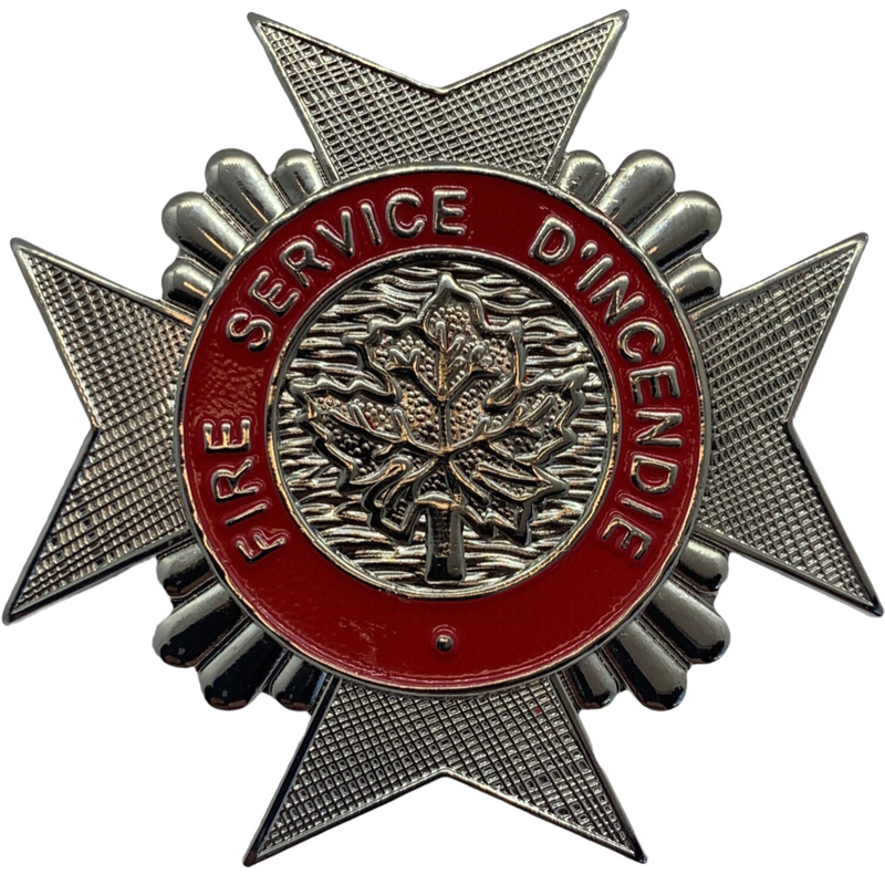 Silver Firefighter CAFC Badge