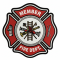 MEMBER FIRE DEPT. Decal - DC10