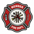 Member Fire Dept. Decal - DC10