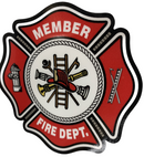 MEMBER FIRE DEPT. Decal