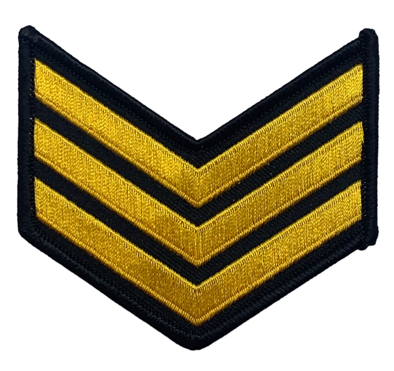 SERGEANT Shirt Chevron Gold