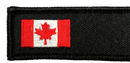 EMBROIDERED CANADA Flag Name Crest With Velcro Backing