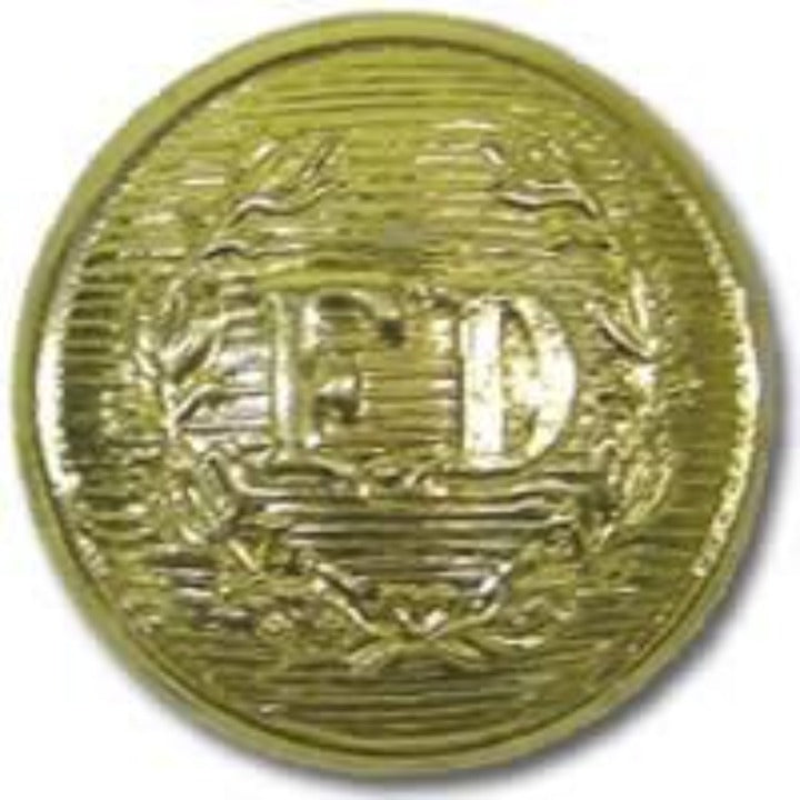 FD Large Gold Button