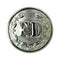 FD Button Small Silver