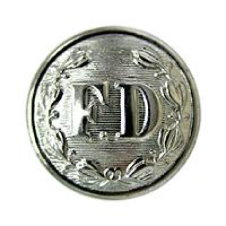 FD Button Small Silver