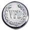 V.F.D. Silver Button Large