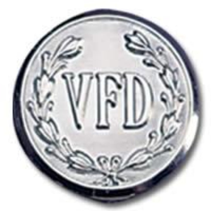 V.F.D. Silver Button Large