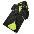 Reversible Safety Long Rain Coat Fluorescent Lime Yellow - OP806
