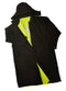 Reversible Safety Long Rain Coat Fluorescent Lime Yellow