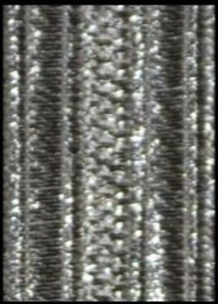 1/4" Metallic Silver Uniform Braid
