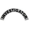 INVESTIGATOR Curved Helmet Decal