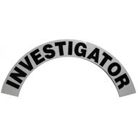 INVESTIGATOR Curved Helmet Decal