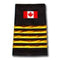 5 Bar Gold Canada Flag Slip-Ons