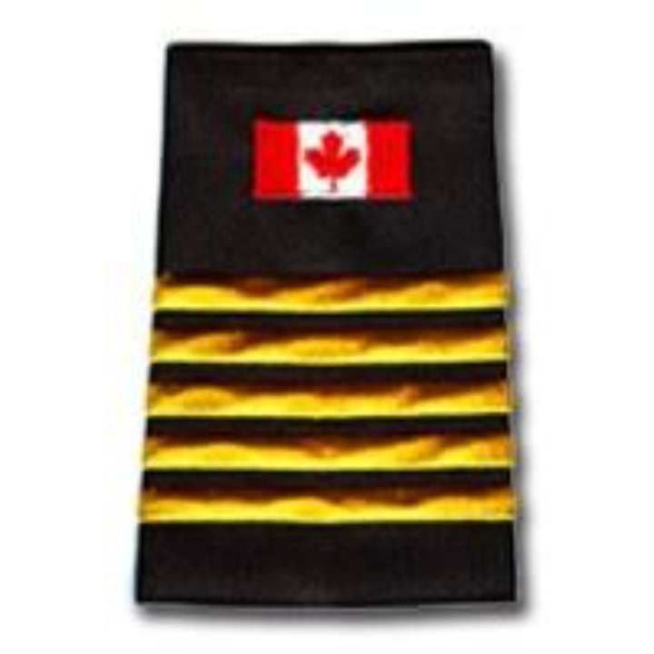 5 Bar Gold Canada Flag Slip-Ons