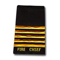 5 Bar Gold FIRE CHIEF Slip-Ons